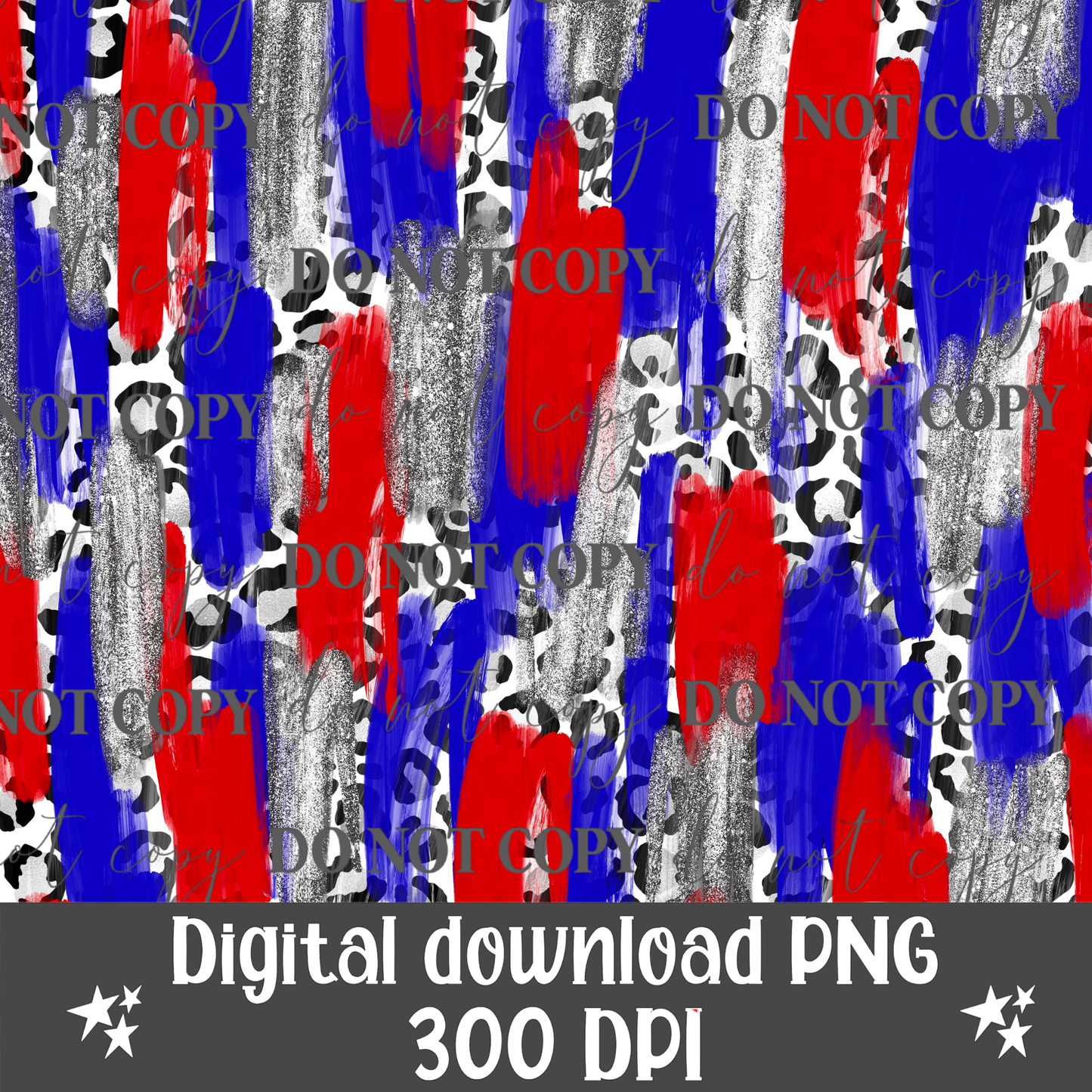 Red & Blue Digital Paper