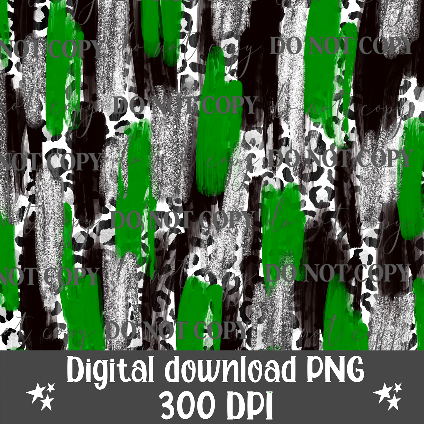 Green & Black Digital Paper