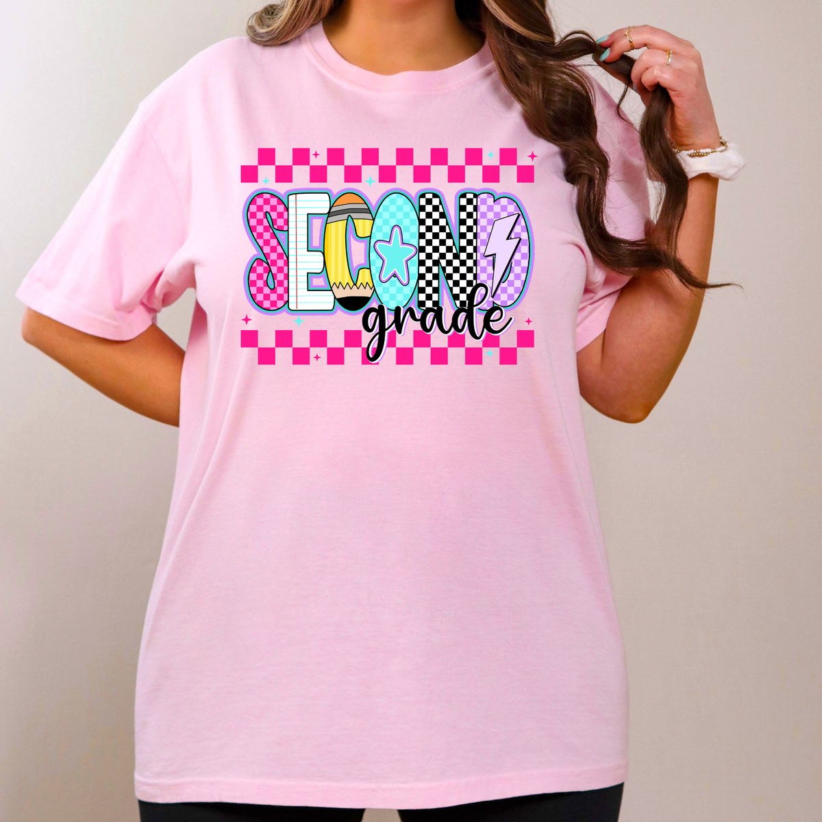 Back To School Tshirt (Pink Design)