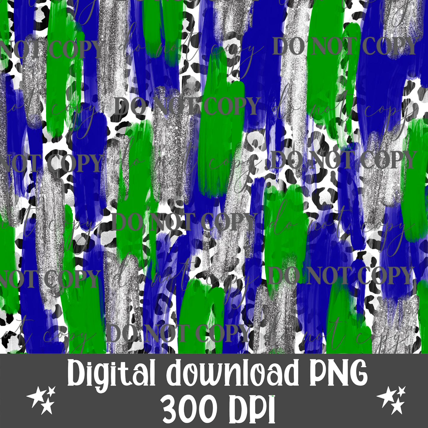 Green & Blue Digital Paper