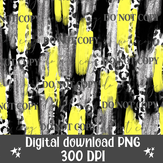 Lemon & Glitter Digital Paper