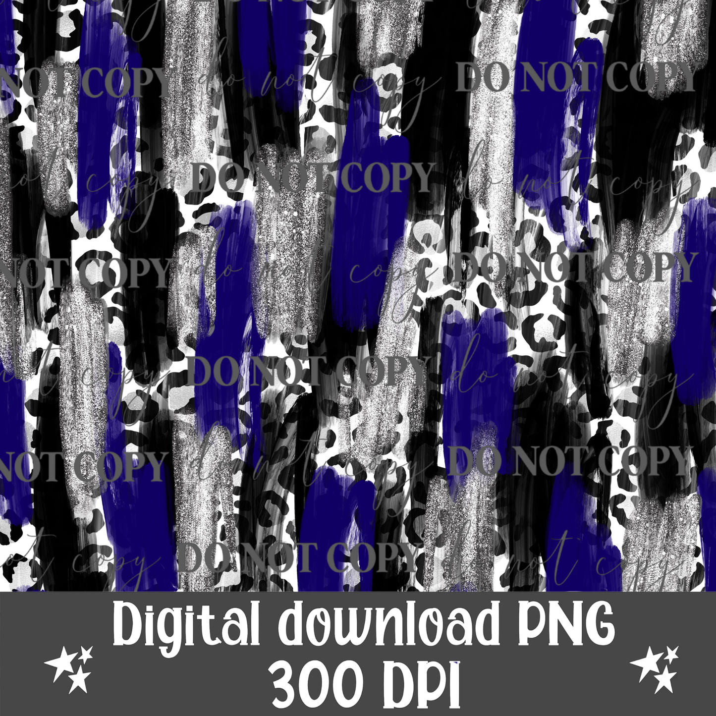 Navy & Black Digital Paper