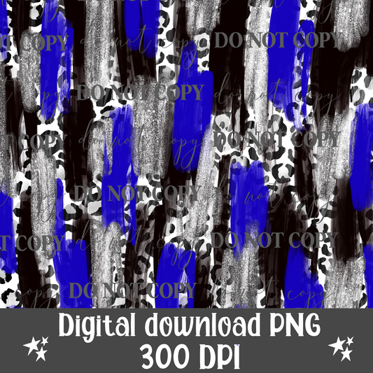 Blue & Black Digital Paper