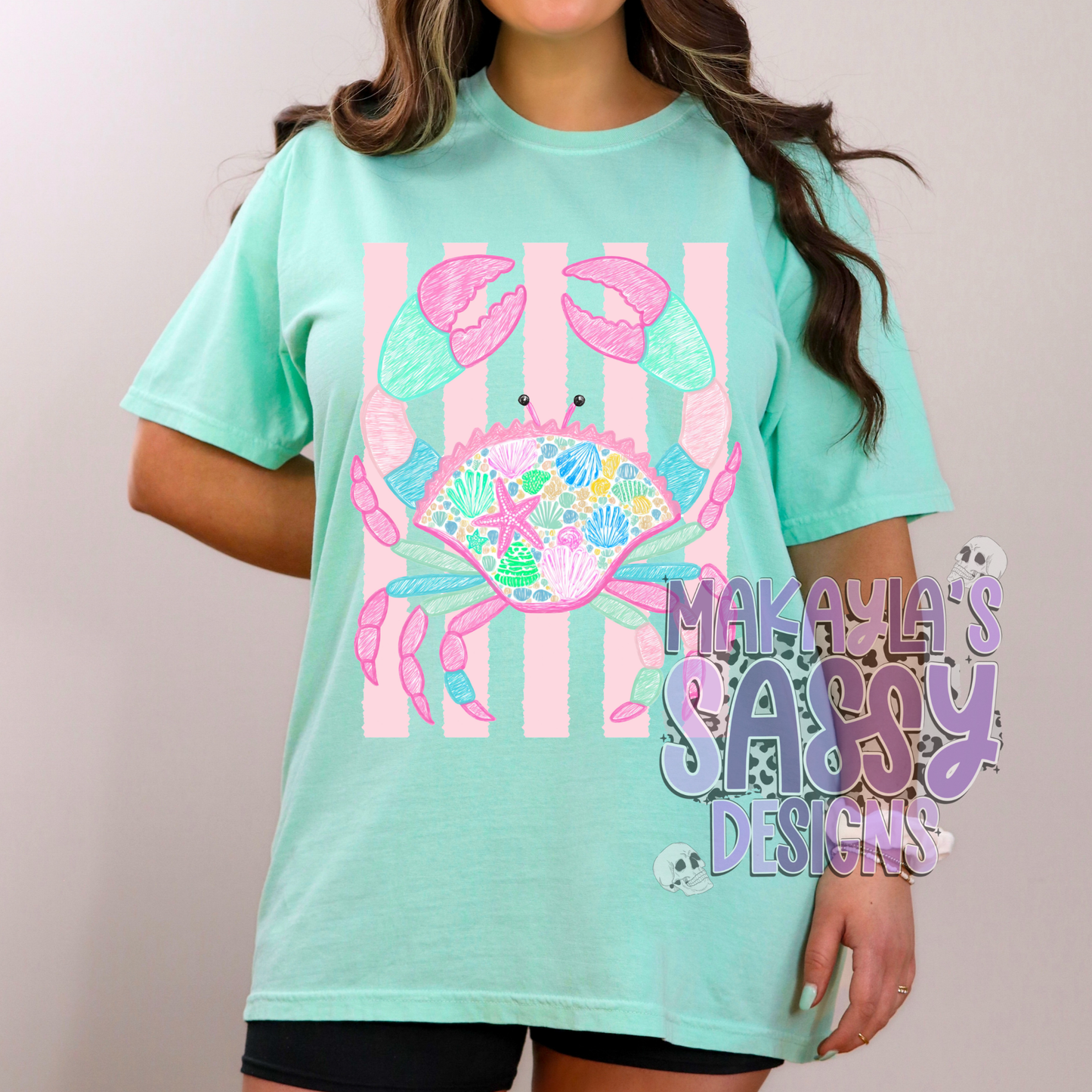 Preppy Beach Crab T-shirt