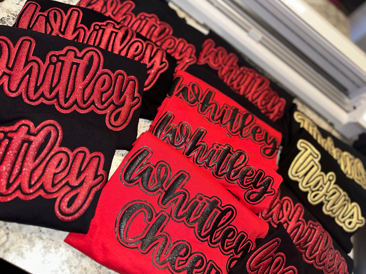 Glitter Puff Whitley Tshirt Adult Sizing