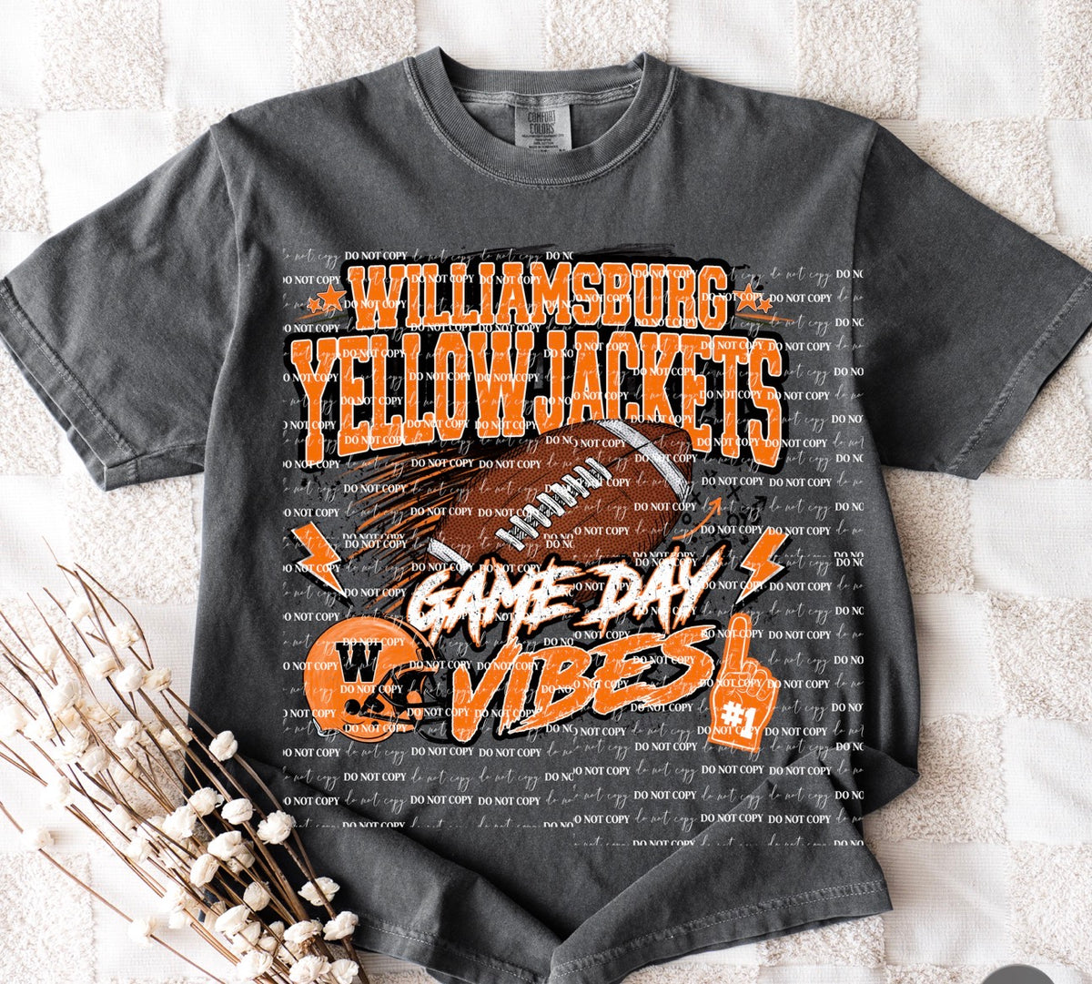 Williamsburg Yellowjackets Game Day Vibes Youth/Toddler Sizing