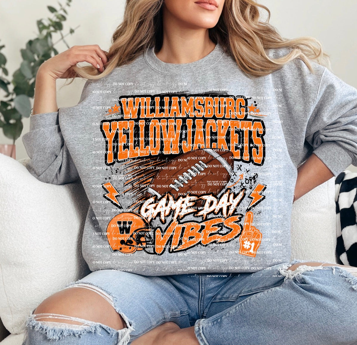 Williamsburg Yellowjackets Game Day Vibes Youth/Toddler Sizing