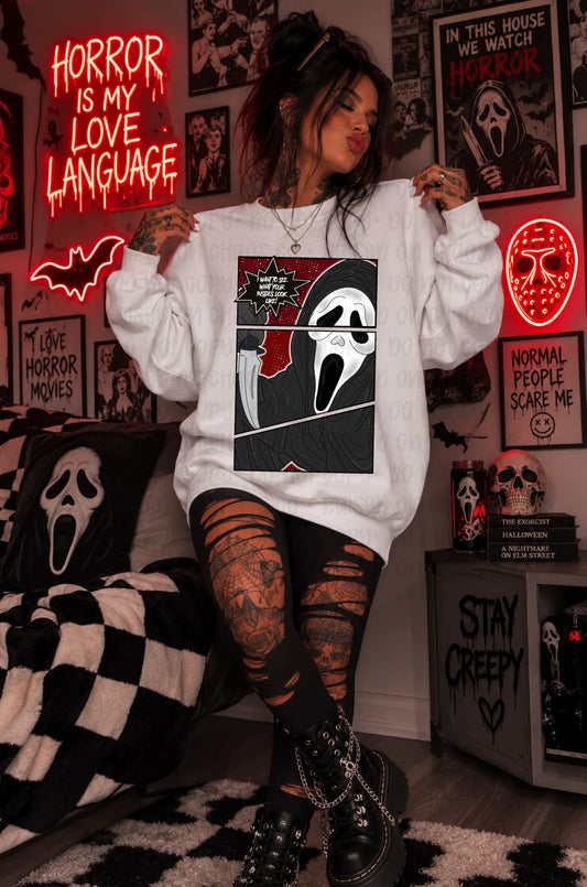 Horror comics sweatshirt
