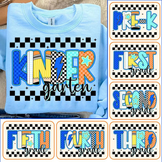 Back To School Tshirt (Blue Design)