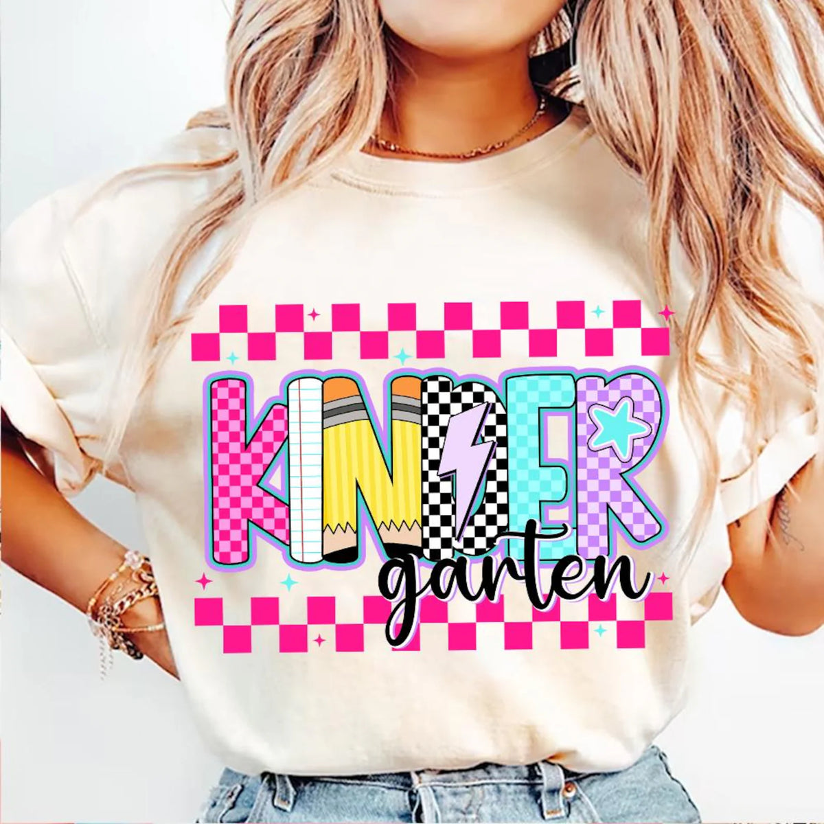 Back To School Tshirt (Pink Design)