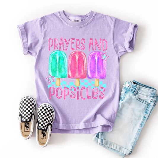 Prayers & Popsicles Youth Tshirt