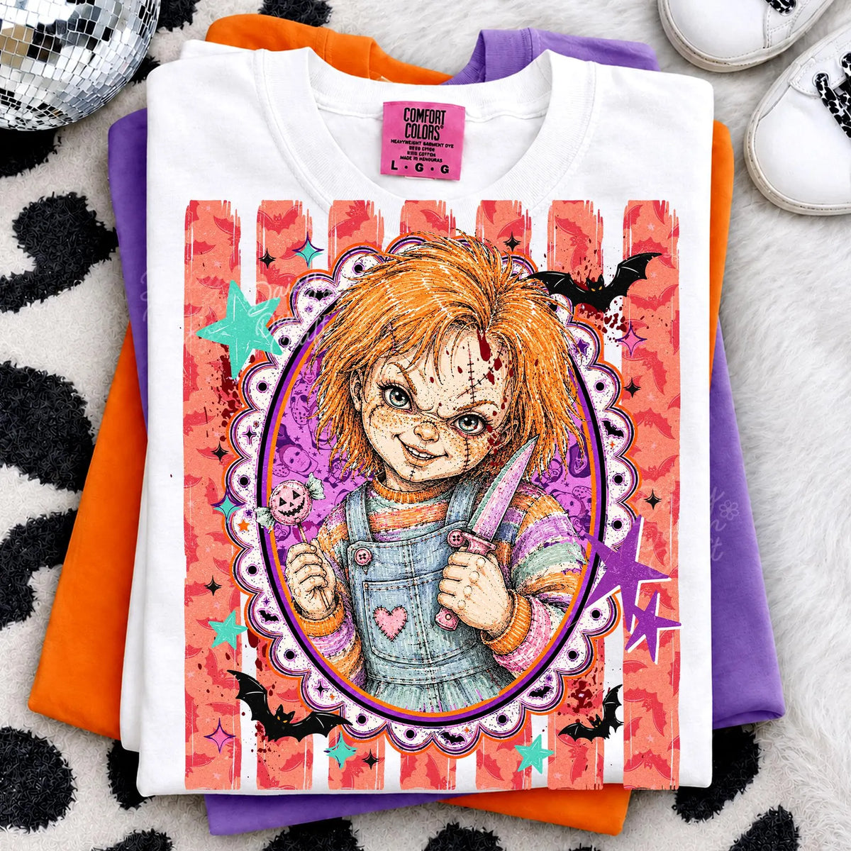 Neon Horror Tshirt
